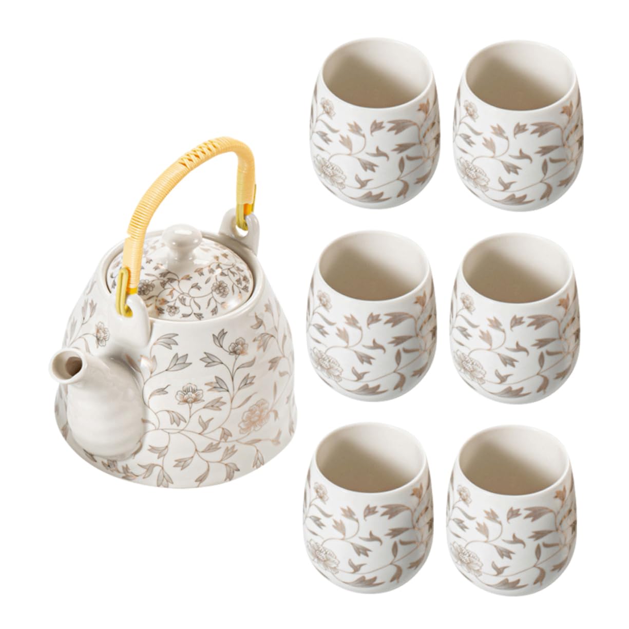 Théière en porcelaine 180 ml tasses et service en céramique haute qualité de 950 ml