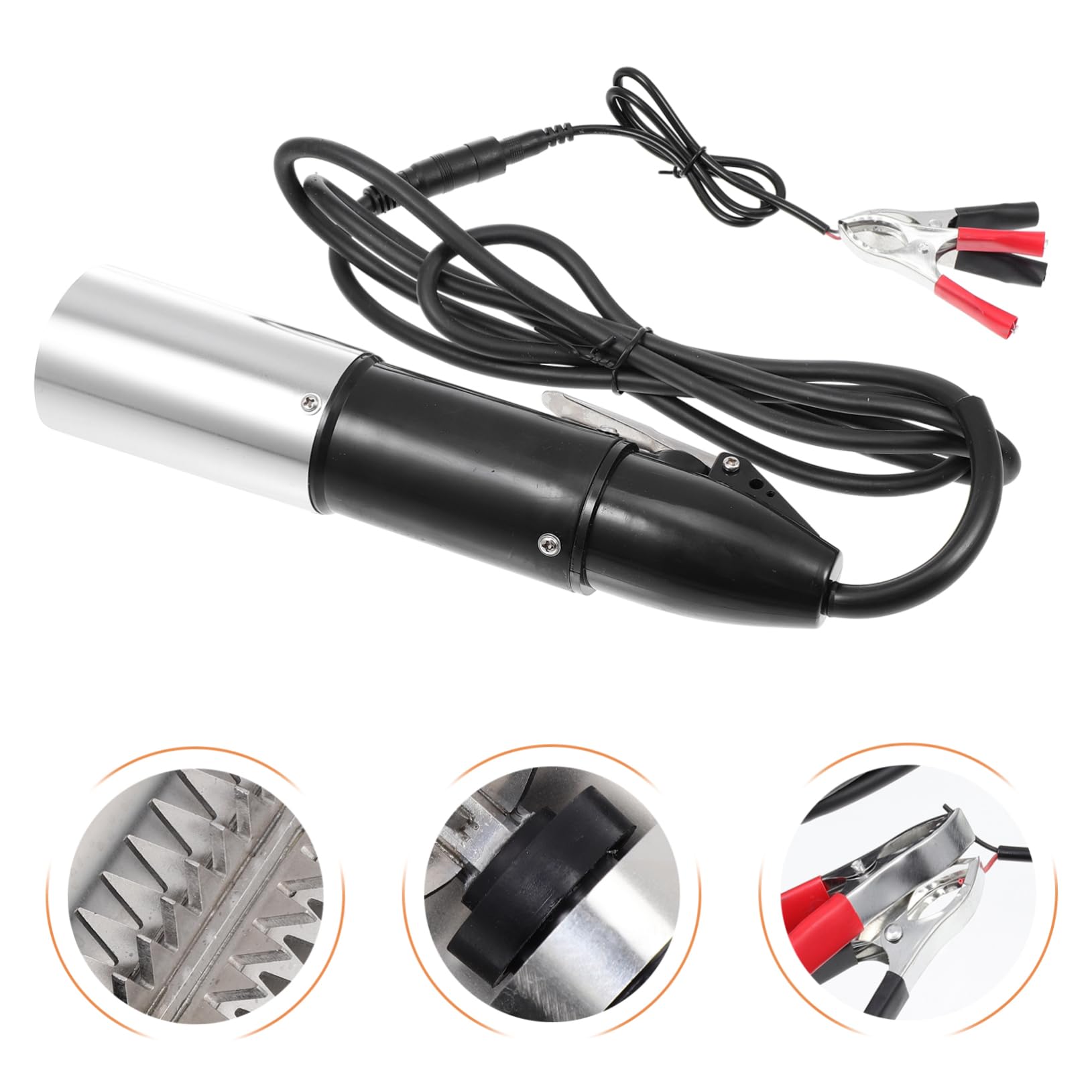 Zerodeko Máquina Raspadora de Escamas de Pescado Eléctrica para Uso Doméstico y Comercial, Acero Resistente, Fácil de Limpiar Protección para Manos, Compatible Corriente y 220v