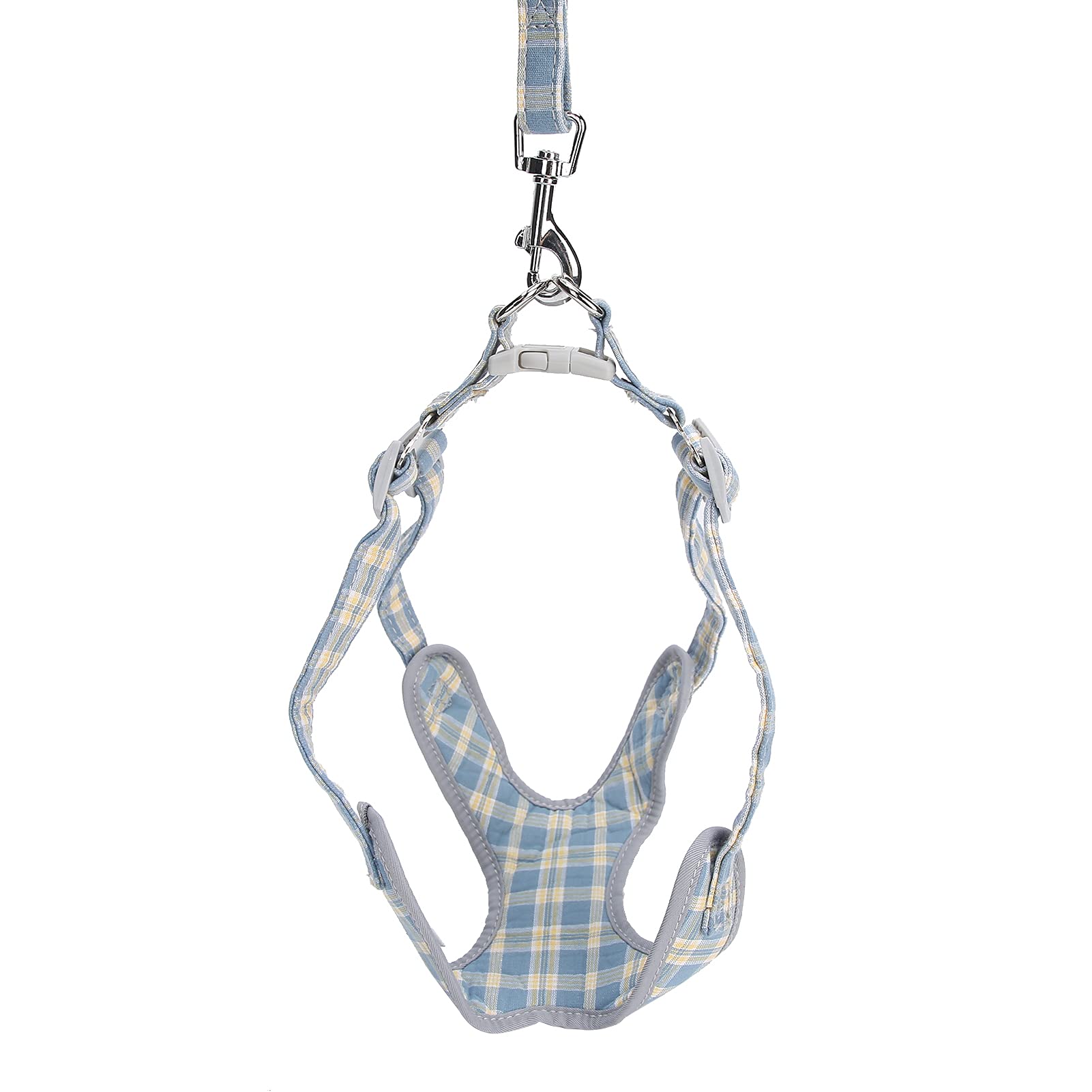 DONN Dog Vest Harness,Breathable Mesh Pet Harness,Adjustable Size Puppy Harness,Dog Reflective Training Vest,Adjustable Chest Collar Strap Traction,for Small, Medium and Large Dogs(S-Green)