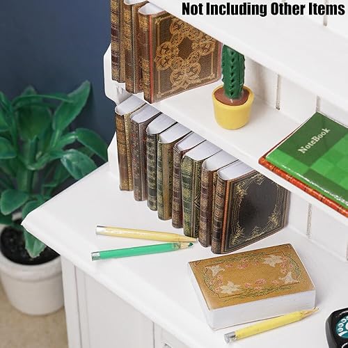 Miniatura 6 de Odoria 112 libros clásicos en miniatura, 12 piezas, mini libro, miniaturas, accesorios de decoración de casa de muñecas, accesorio para casa de