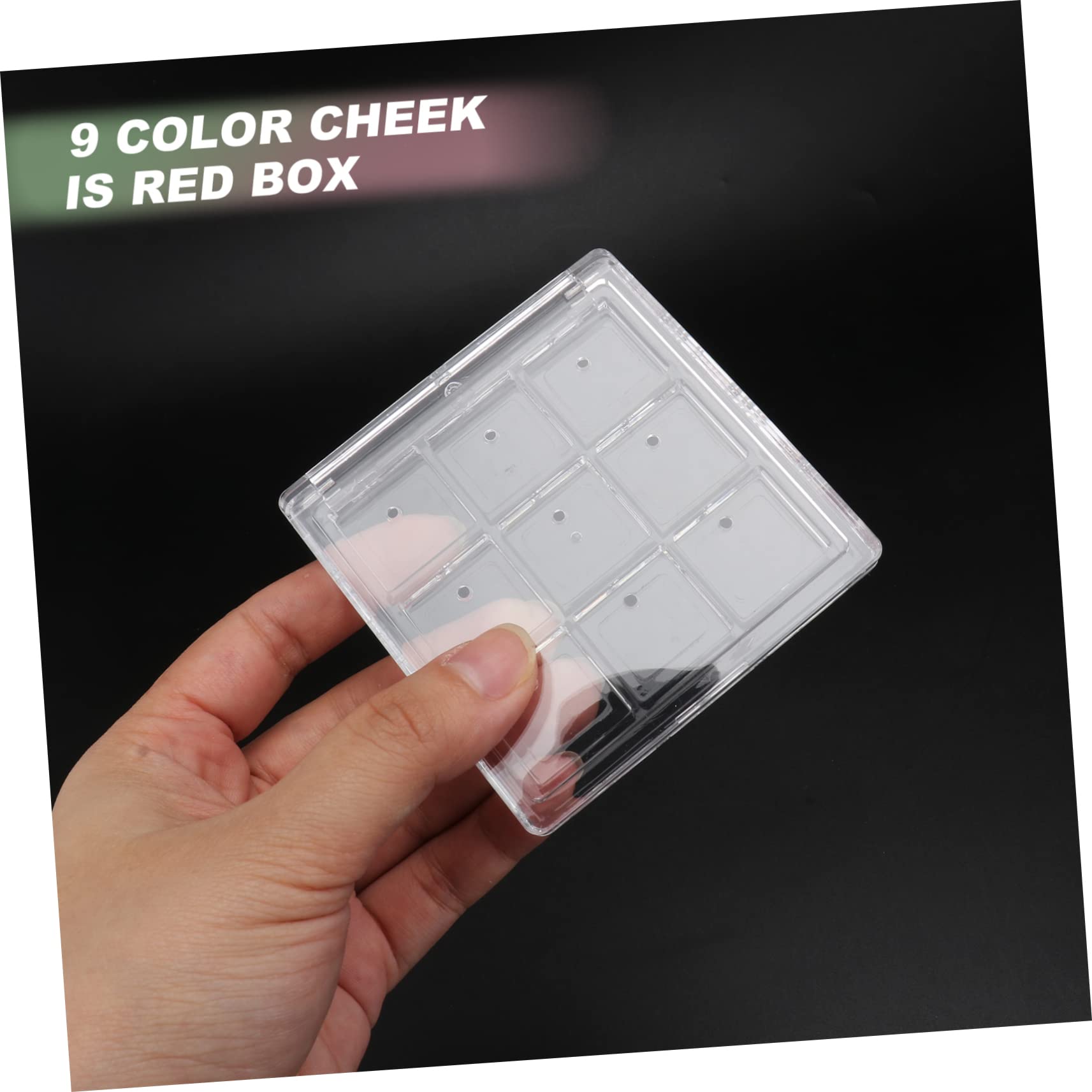 FRCOLOR 2 Set Di Contenitori Per Ombretti Z Fard Ombretti Organizer Per Il Trucco Custodia Per Cosmetici Portatile Per Uso Quotidiano 4 Pezzi * 2