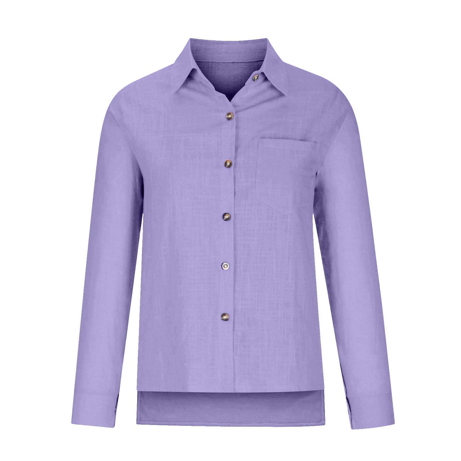Camicie da donna in lino con bottoni 2026 alla moda tinta unita primavera manica lunga garza plus size camicette estive risvolto vestibilità ampia abiti in mussola oversize colletto leggero spacco