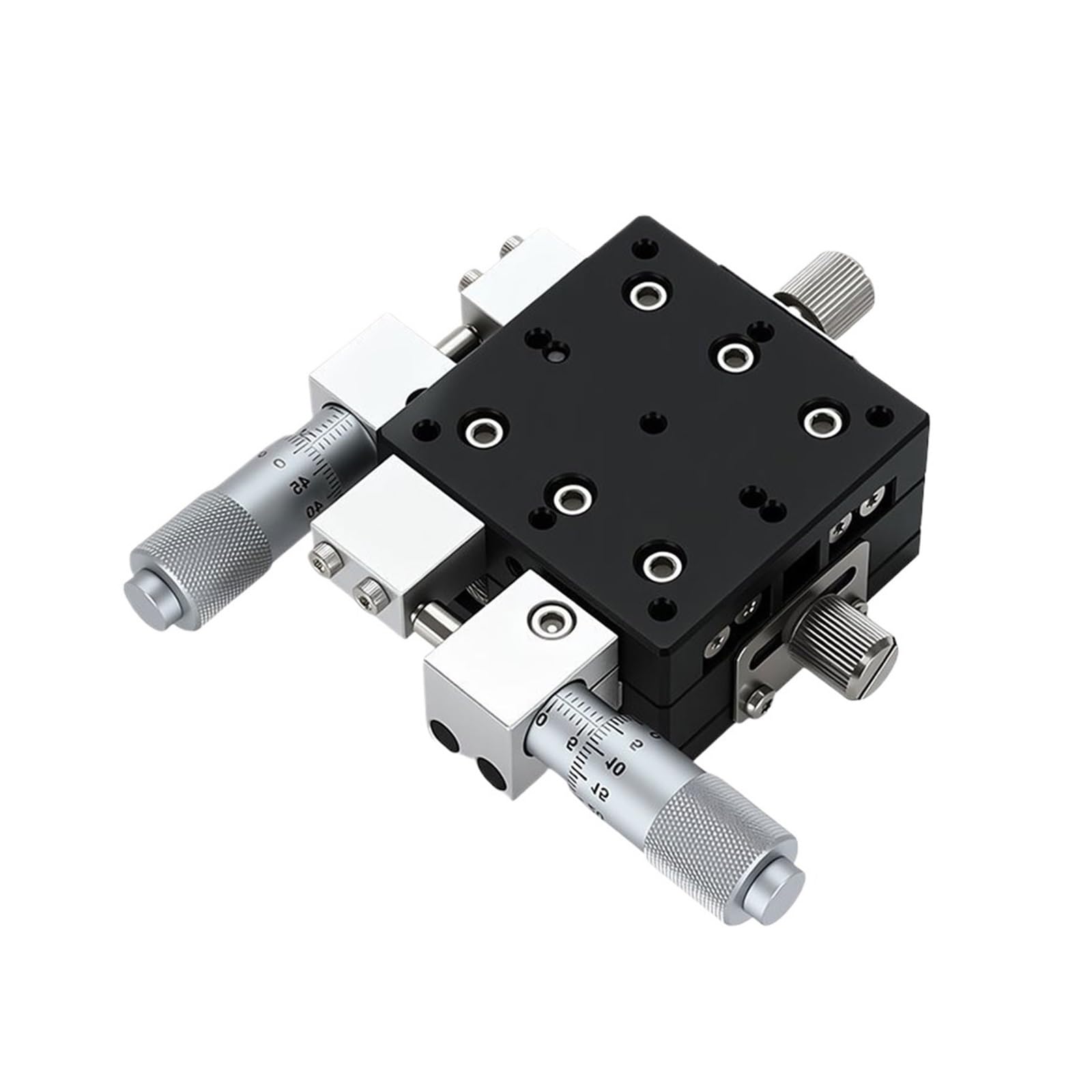 KGLHJDY XY Axis 50 * 50mm LY50-C LY50-L LY50-R Trimming Station Manual Displacement Platform Linear Stage Sliding Table XY50-CM XY50-RM(LY50-C)