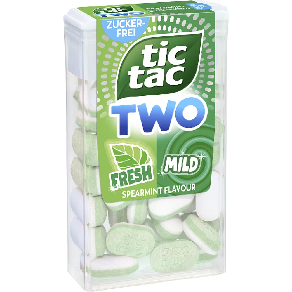 tic tac TWO Spearmint Fresh & Mild - 16 x 38,5g Packungen