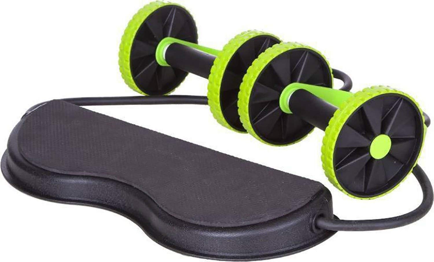 - ATEVON Men Woman Fitness Abdominal Trainer Revoflex Xtreme Abs Workout Kit Resistance Bands Exercise Multicolor