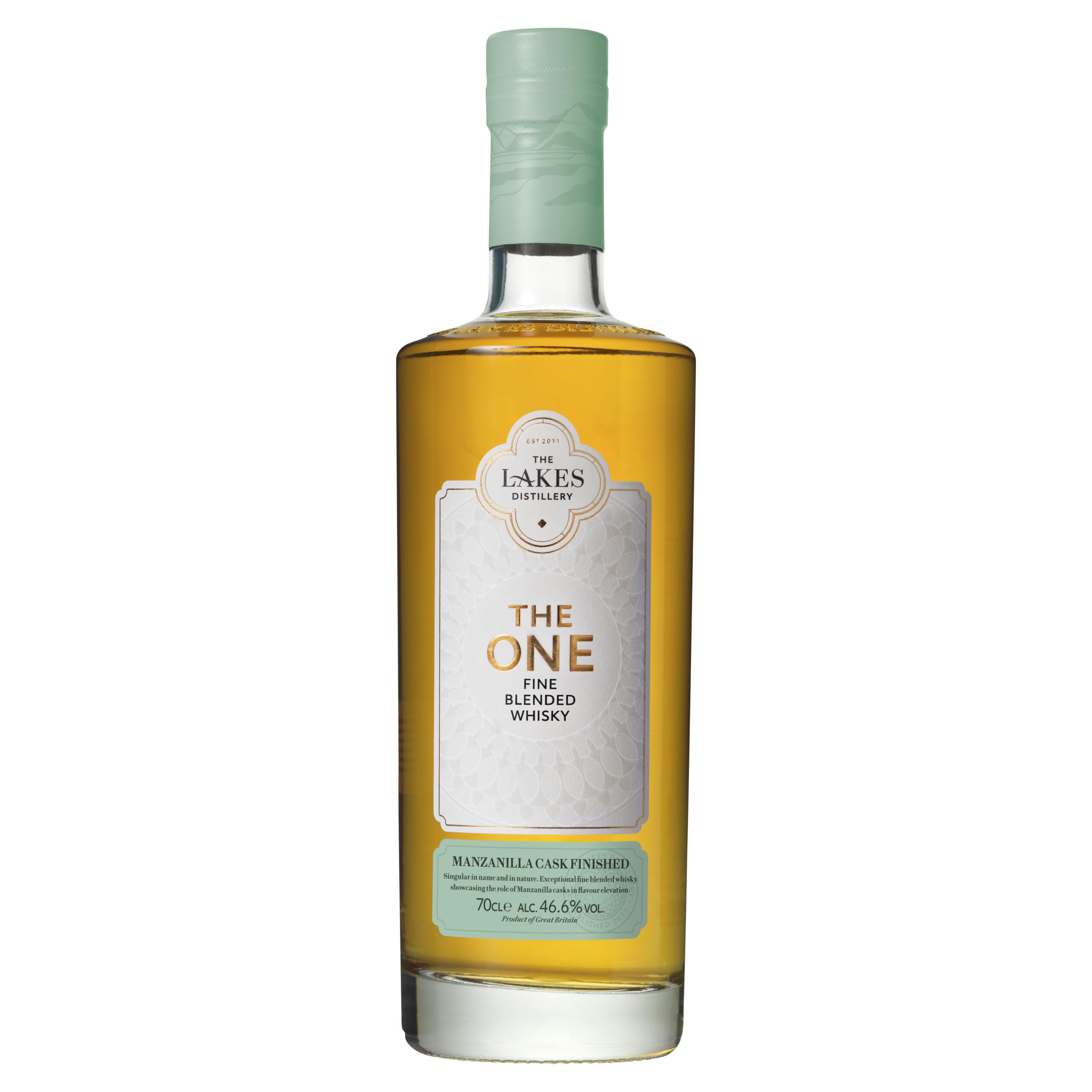 The Lakes Distillery The One Fine Blended Whisky - Manzanilla Cask Finished (46.6% ABV, 70cl)