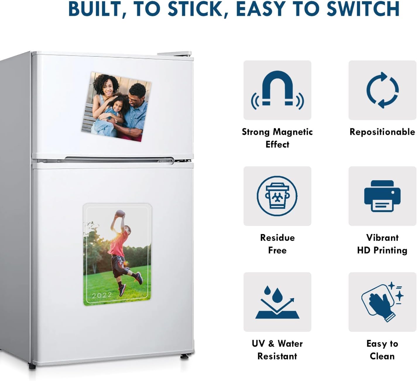 Magnet Prints | Custom Photo Magnets | Ideal for Fridge or Display (12 x 16 in)