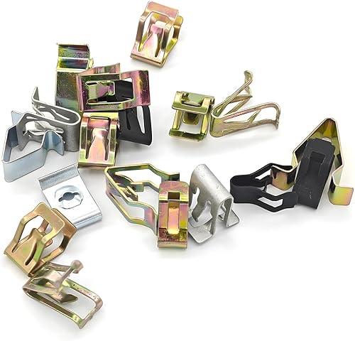 Miniatura 3 de 240 clips de sujeción para tablero de automóvil, 240 piezas, 12 tamaños, remaches de fijación, retenedores de metal, clips de sujeción de moldura