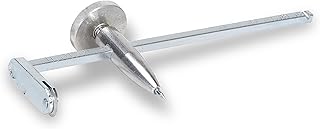 WAL-BOARD TOOLS Drywall Circle Cutters, Hardened Cutter Wheel, Calibrated Steel Shaft, Made in the USA, 008-001