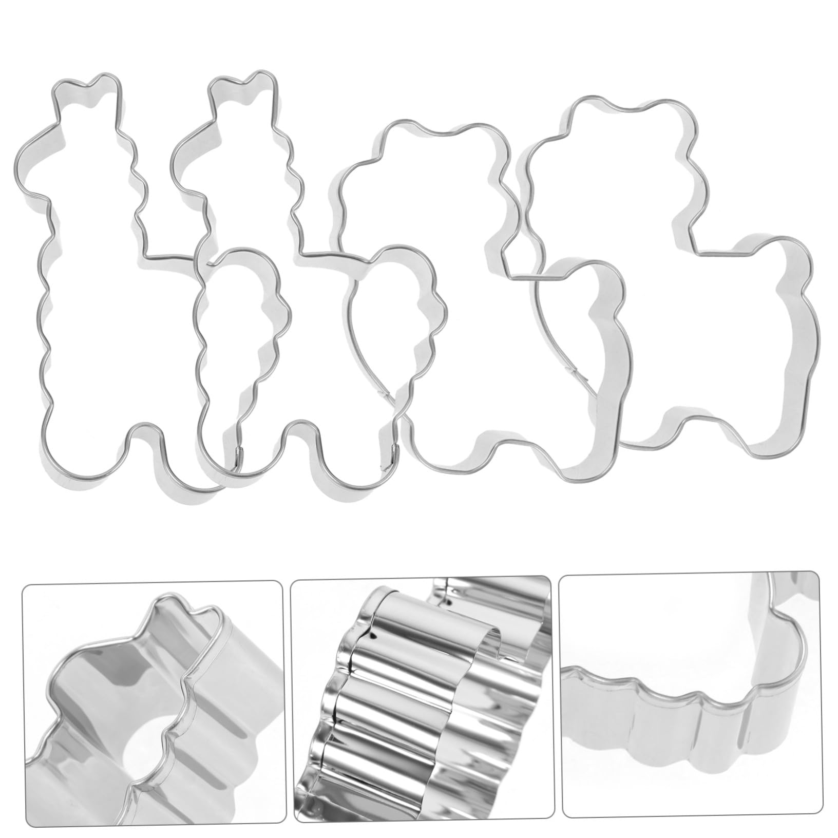 STOBAZA 4 Pièces Lot Pour Pâtisserie Découpe Gâteaux Biscuits Fruits Design Original Pour Décorations