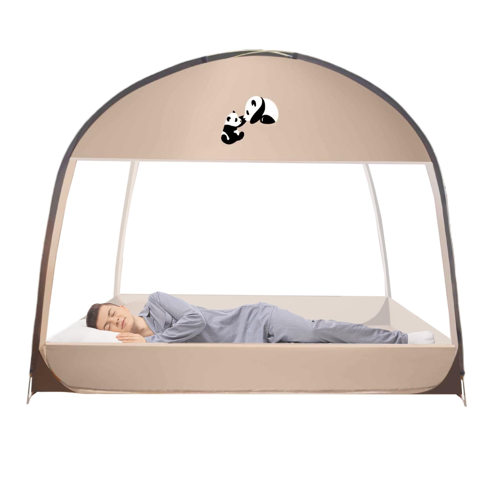 Mosquitera De Cama contra Jejenes Mosquitera Plegable Portátil con Doble