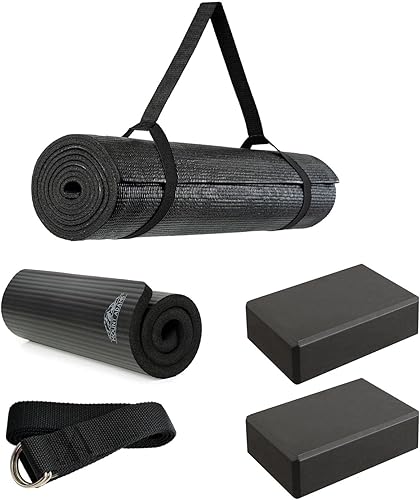 Hello Fit Paquete de 5 o 6 kits de iniciación de ejercicio, accesorios de yoga y accesorios para la escuela, estudio, hogar