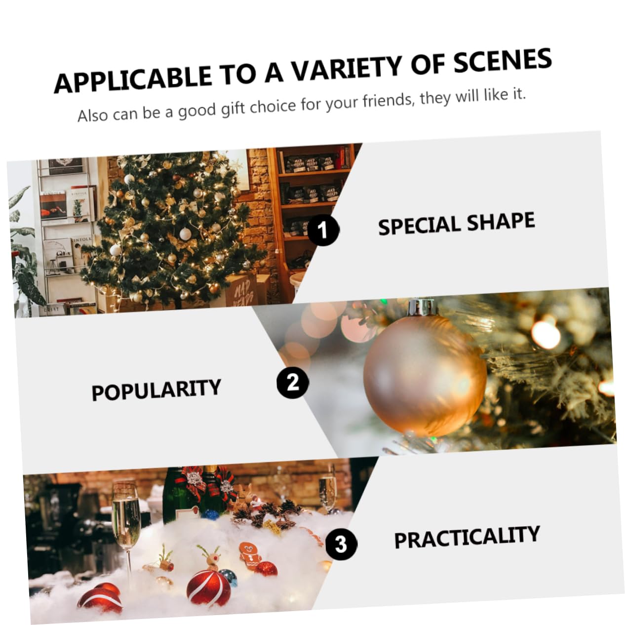 TOPBATHY Calendrier de Bois Décoration de Noël pour Maison et Bureau Ornement Festif