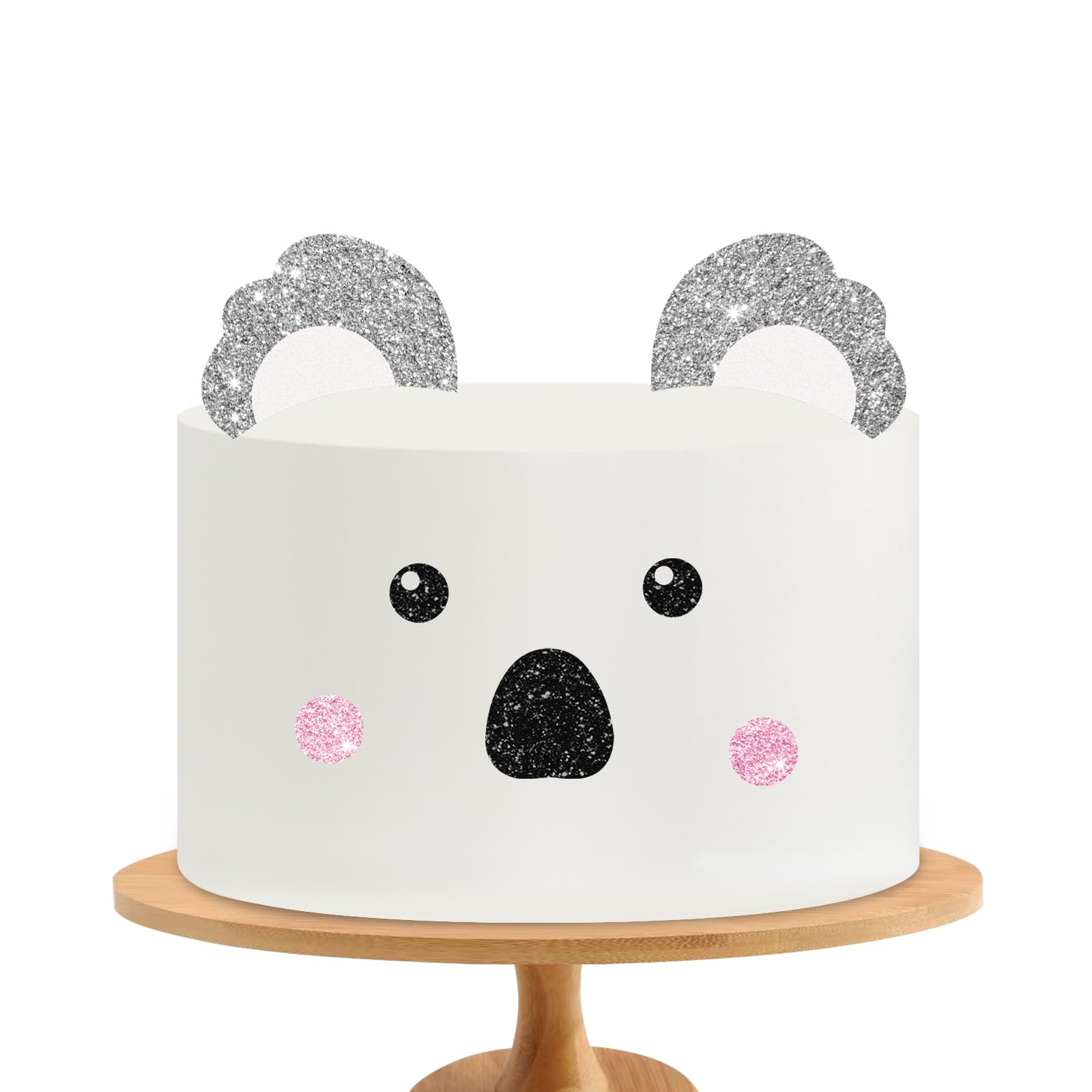 Silars Déco Gâteau Koala – 24 Toppers Cupcake Koala En Carton – Accessoires Pour Gâteau D’Anniversaire, Mariage, Dessert