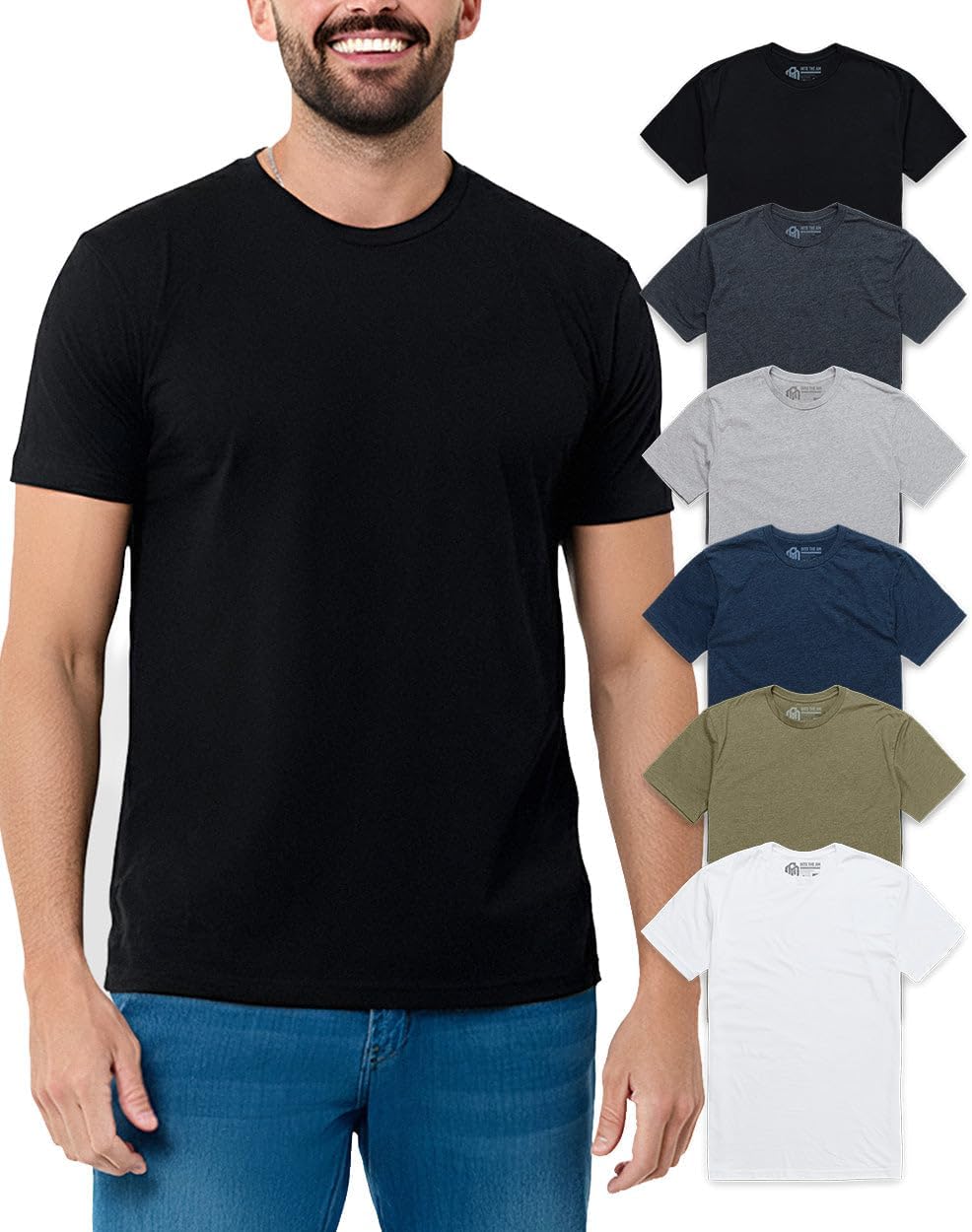 into the am mens Plain Basic Tees Plain Basic Tees