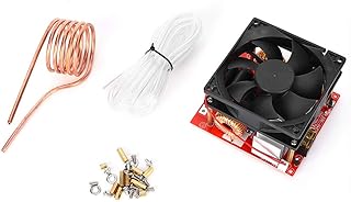 Heating Module, DC24V-36V 500W ZVS Low Voltage Induction Heating Board Module with Fan & Heating Coil