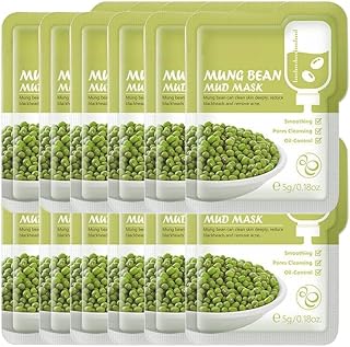 Máscara de arcilla de poros de frijol mungo (...