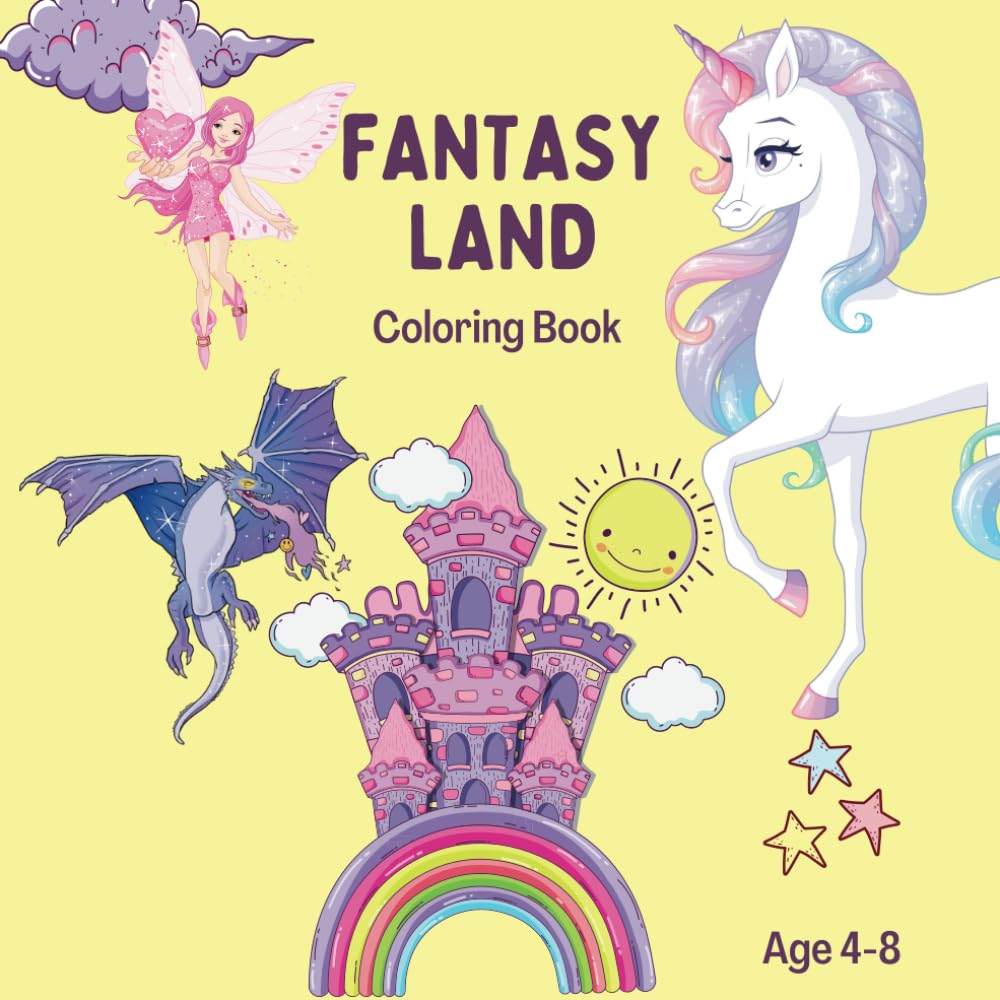 Fantasy Land: Coloring Book (Imaginarium Adventures: Coloring Fun for Little Explorers)