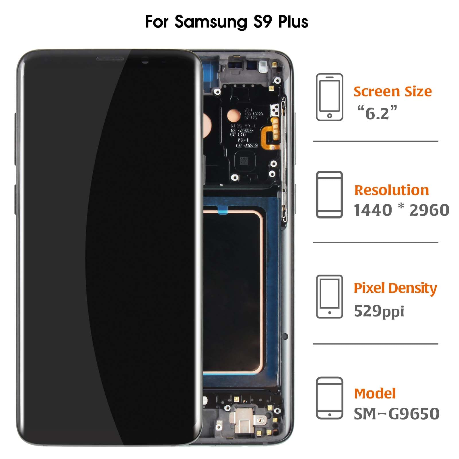 Amazon.com: A-MIND for Samsung Galaxy S9 Plus with OLED