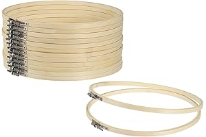 PATIKIL 10 Inch Embroidery Hoops for Embroidery Crafts
