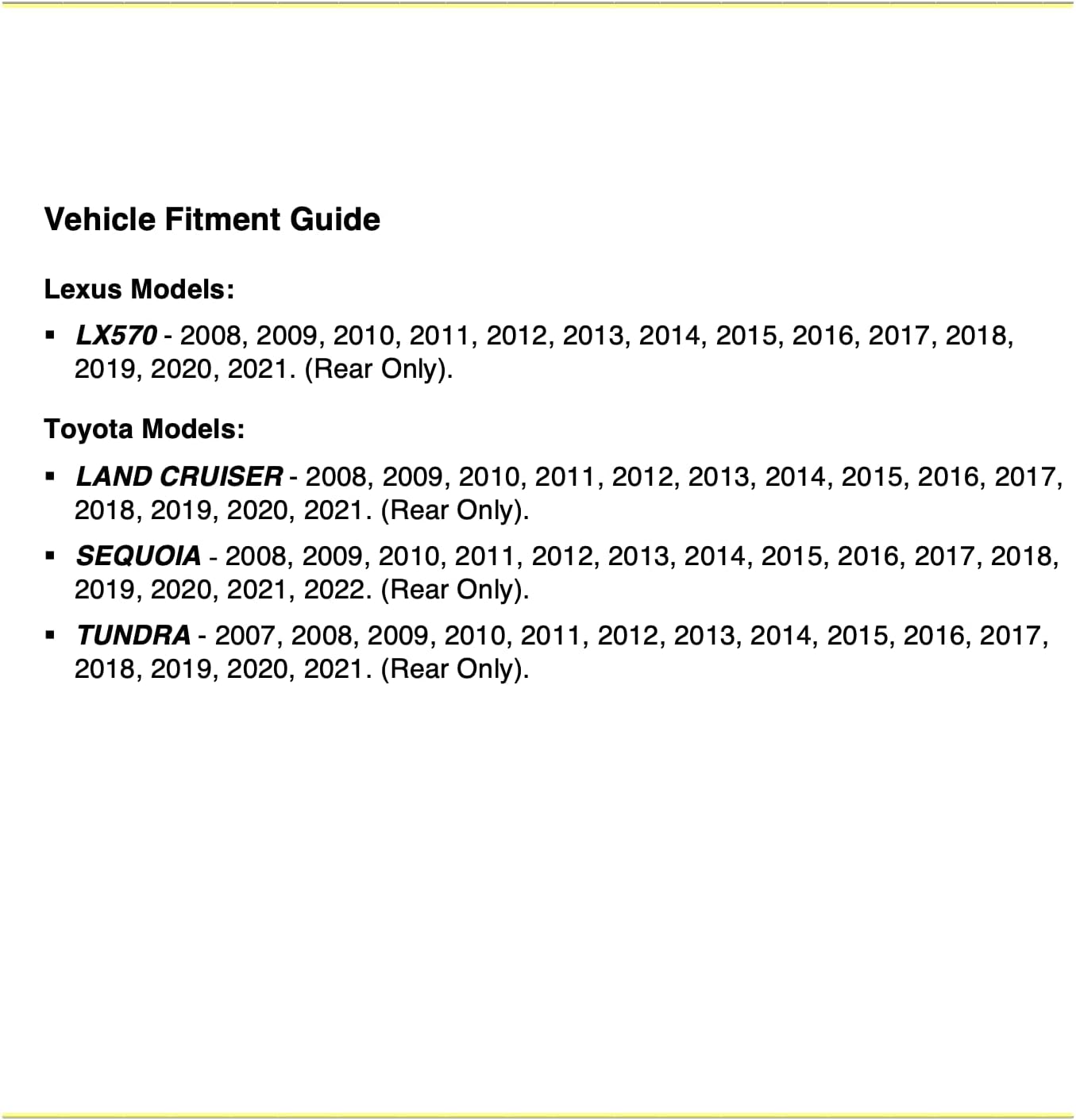 Goodyear | Premium Rear Rotors (2) and Brake Pads (4) for Lexus LX570 (2008-2021); Toyota Land Cruiser (2008-2021); Sequoia (2008-2022); Tundra (2007-2021).