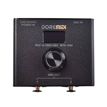 Amazon.com: DOREMiDi MIDI To DMX Controller (MTD-1024) Can