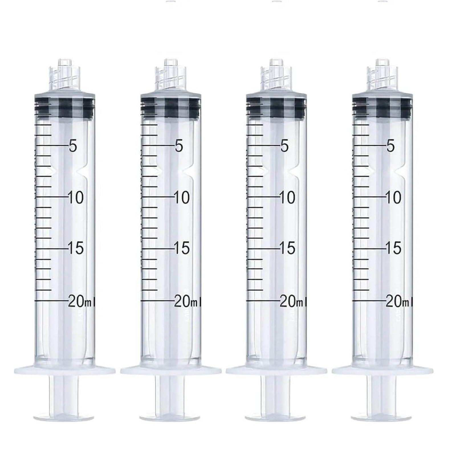 Lot de 50 seringues de 20 ml pour mesurer, nourrir les animaux domestiques, distribuer de l'huile et de la colle