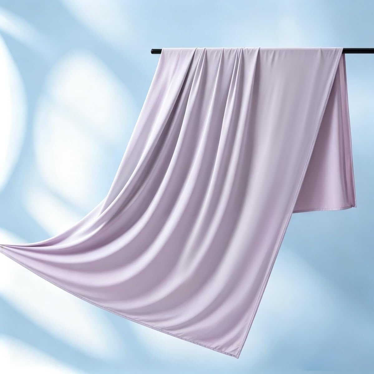 Summer Blanket – Plain, Cooling For Hot Sleepers(Light Purple,230x270cm)