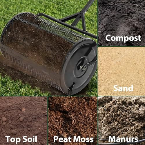 Esparcidor de Compost de 24 Pulgadas con Mango en T Ajustable miniatura 5