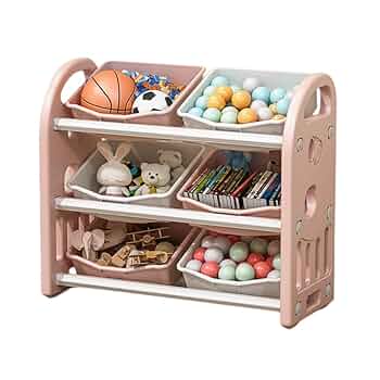 おもちゃ収納ラック 大容量 子ども用家具 収納ケース 絵本棚 おもちゃ キッズ Amazon.co.jp: おもちゃ収納ラック おもちゃ箱 93.5*36*86cm