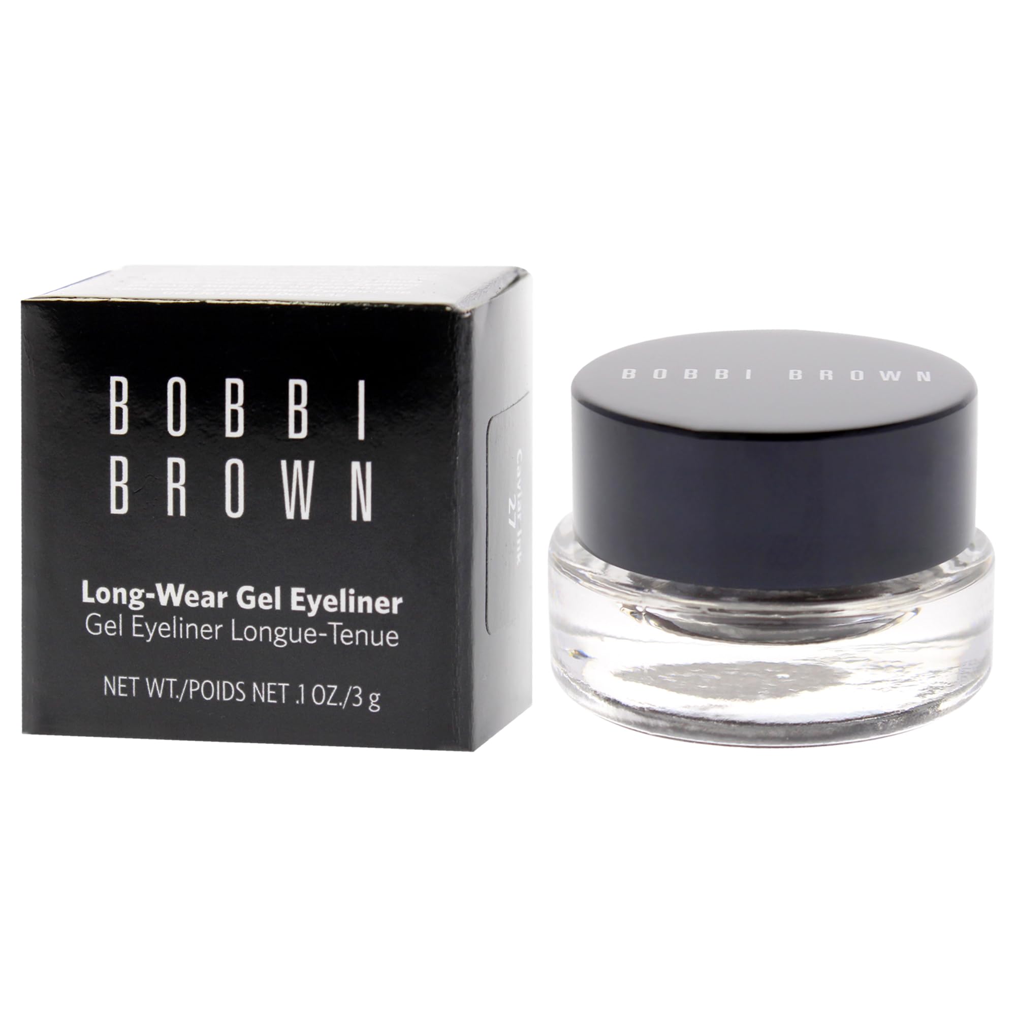 Bobbi Brown Long-Wear Gel Eyeliner, 27 Caviar, confezione da 1 (1 x 3 g)