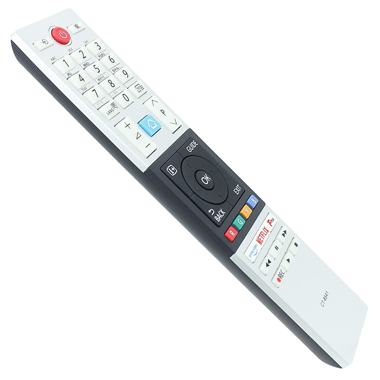 CT-8541 Remote Control Replacement for Toshiba TV 43U2963DB 49U2963DB 50U2963DB 55U2963DB 65U2963DB 24L2863DB 24W2863DB 24W3863DB 28W2863DB 32D3862DB 32W3864DB 43U6863DB 43V6863DB - Image 3