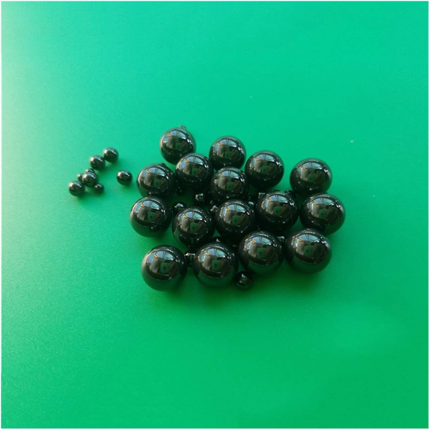 WWBR Precision Ceramic Ball Si3N4 G5 Silicone Balls 3.969/4.763mm for Bearing/Pump/Linear Slide/Valves Balls/Bike (Number of Pcs : 50pcs, Outer Diameter : 5.556mm)