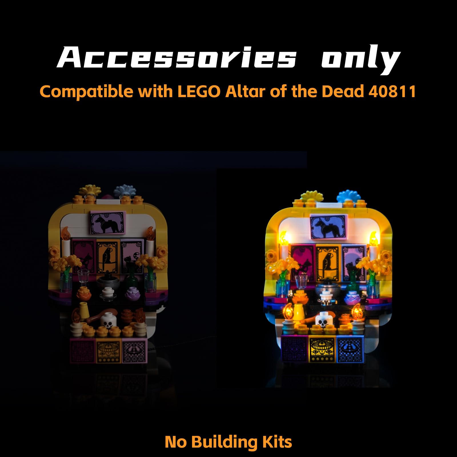 Light Kit Compatible with Lego 40811 Altar of the Dead (No Model) - Image 3
