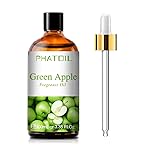 PHATOIL 3.38FL.OZ Green Apple Fragrance Oils for Aromatherapy, Essential Oils for Diffusers for Home, Perfect for Diffuser, Yoga, DIY Candle and Soap Making - 100ml