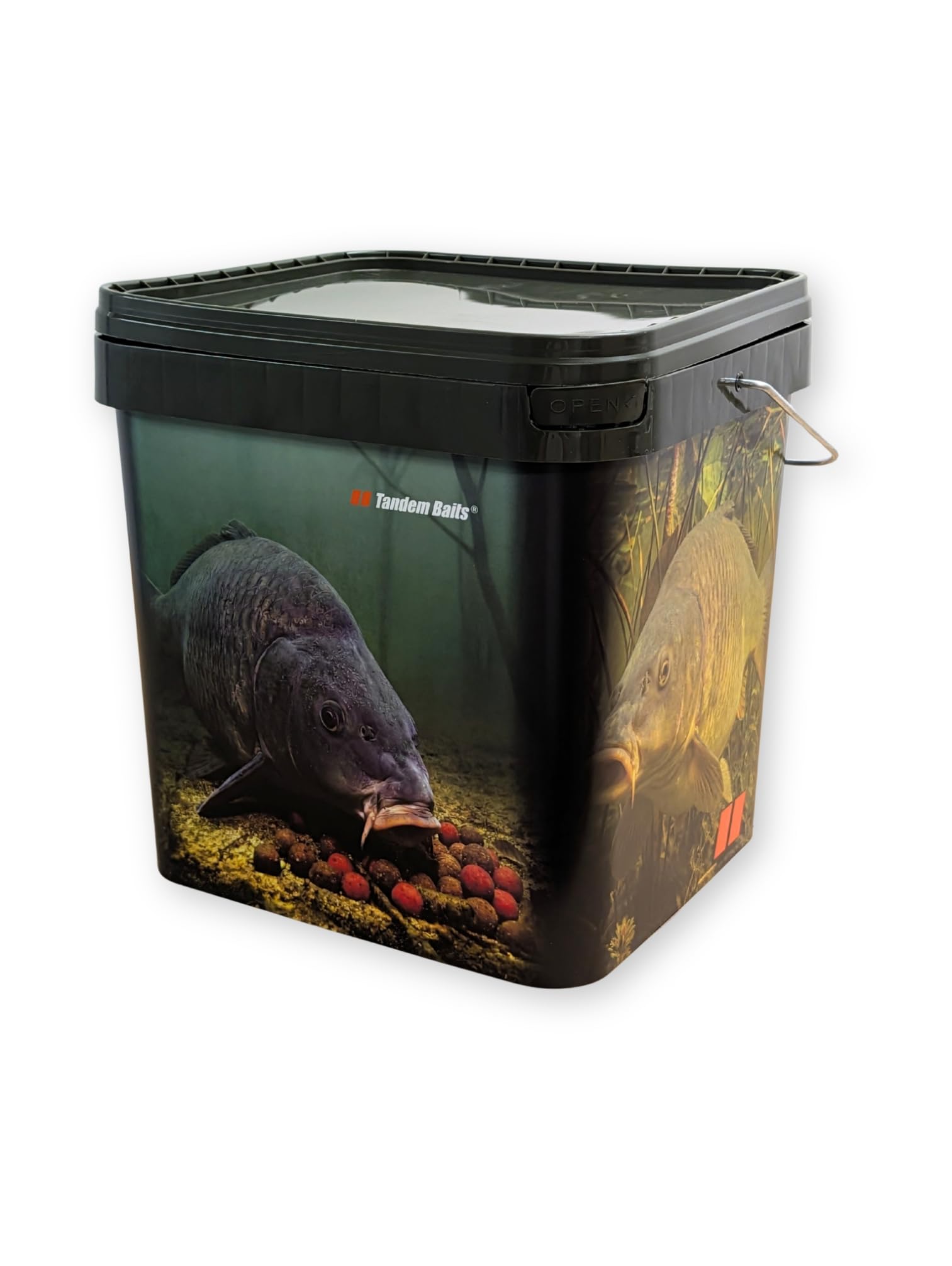 Tandem Baits Seaux de Pêche Carpe avec Couvercle 17l