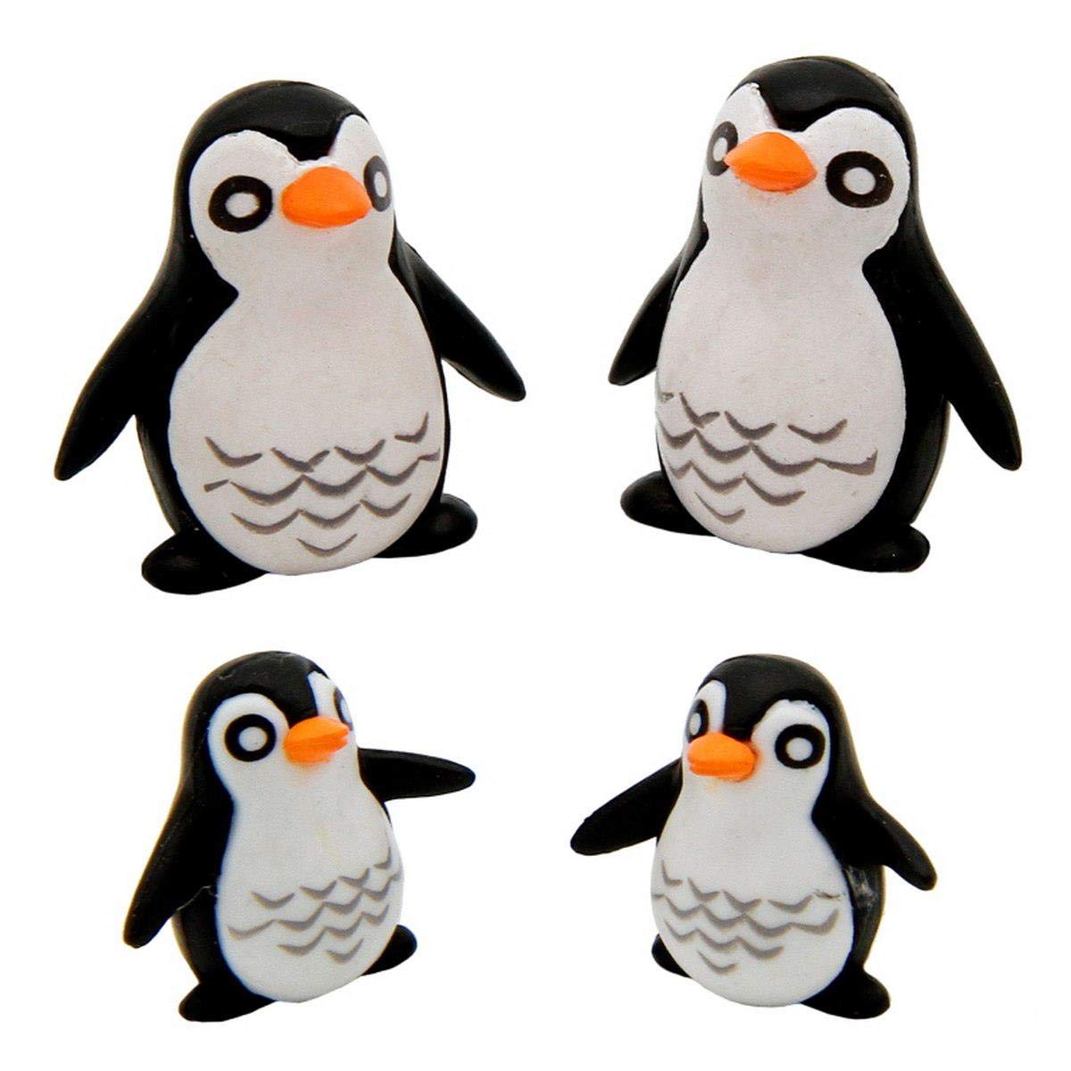 JustKraft Miniature Penguin Pack of 4 | 2x3x2 cm | Decorative Toy Aquatic Animal Figurines (B0BTNZMHZX) Amazon Price History, Amazon Price Tracker