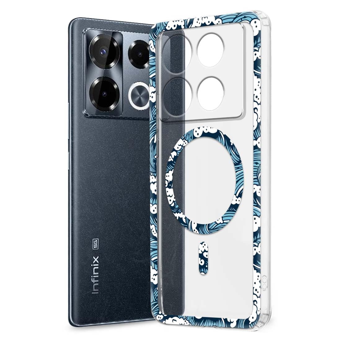 Fashionury Back Cover Case Designer Flexible Soft Back Case Cover for Infinix Note 40 Pro Plus 5G -D3129 (B0D46KKQ7B) Amazon Price History, Amazon Price Tracker