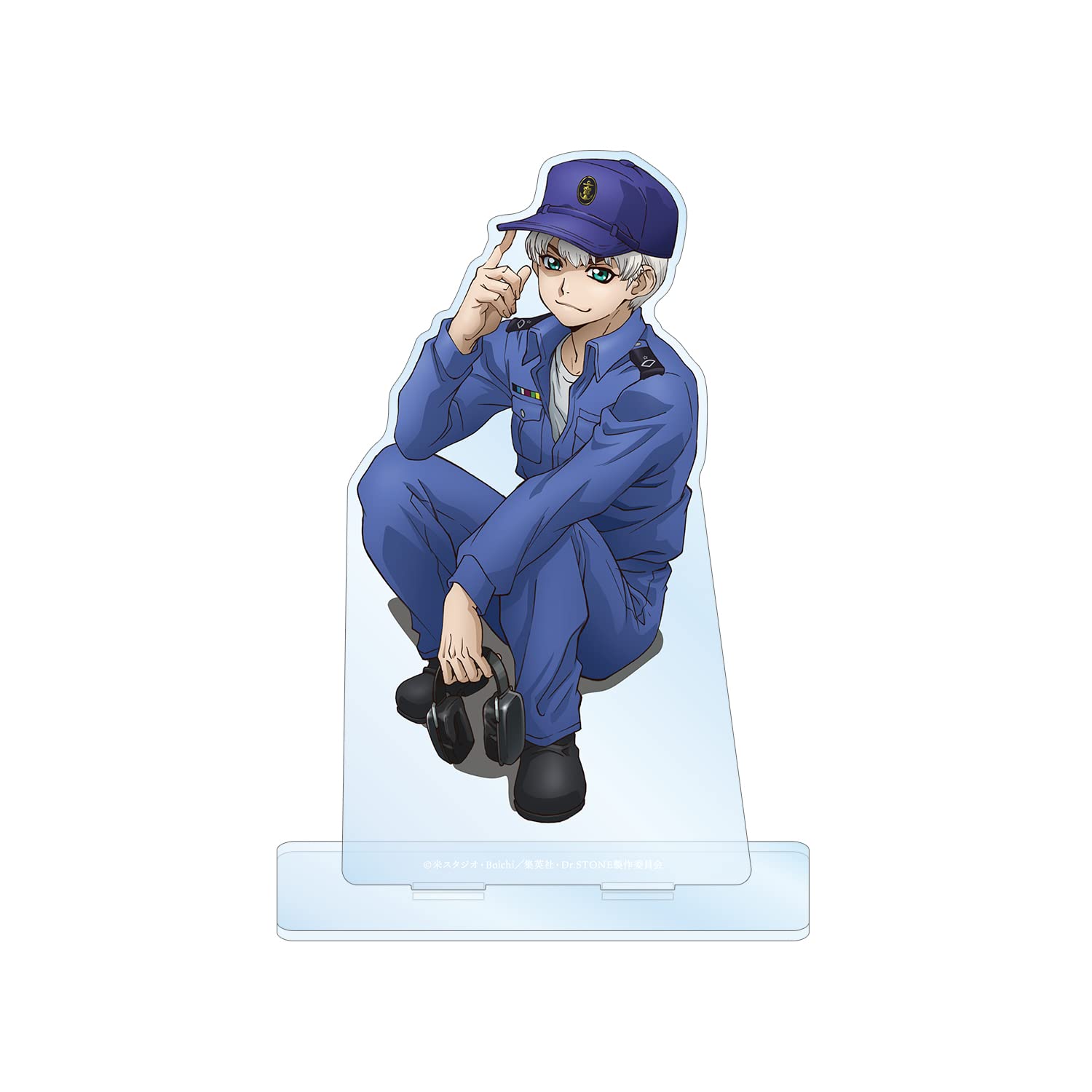 Amazon.co.jp: Dr.STONE 描き下ろしイラスト 西園寺羽京 石化前ver