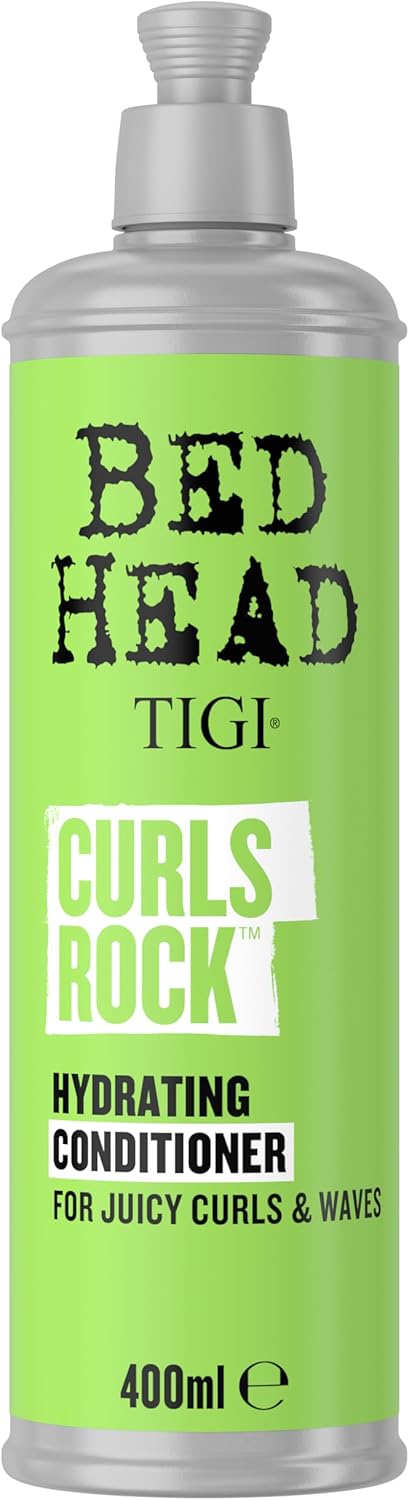 Bed Head by TIGI Curls Rock Hydrating Conditioner – Deep Moisturising Hair Care for Curly & Wavy Hair, Control Frizz with the Ultimate Curl Defining Moisturising Treatment for Thick, Glossy, Volume Bed Head by TIGI Curls Rock Hydrating Conditioner – Deep Moisturising Hair Care for Curly & Wavy Hair, Control Frizz with the Ultimate Curl Defining Moisturising Treatment for Thick, Glossy, Volume