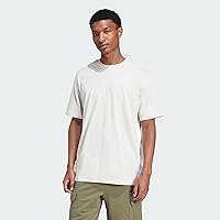adidas Homme Essential Three Stripes Single Jersey Tee, Wonder Alumina/White