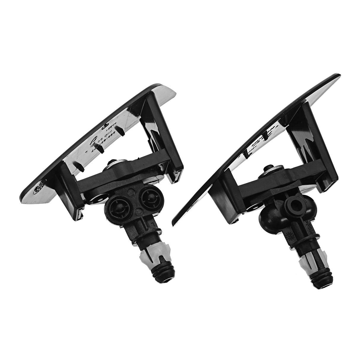 Couvercle De Phare Gauche Et Droite Pour Peugeot 307 - Neuf, Couleur Noire, Emballage D'origine