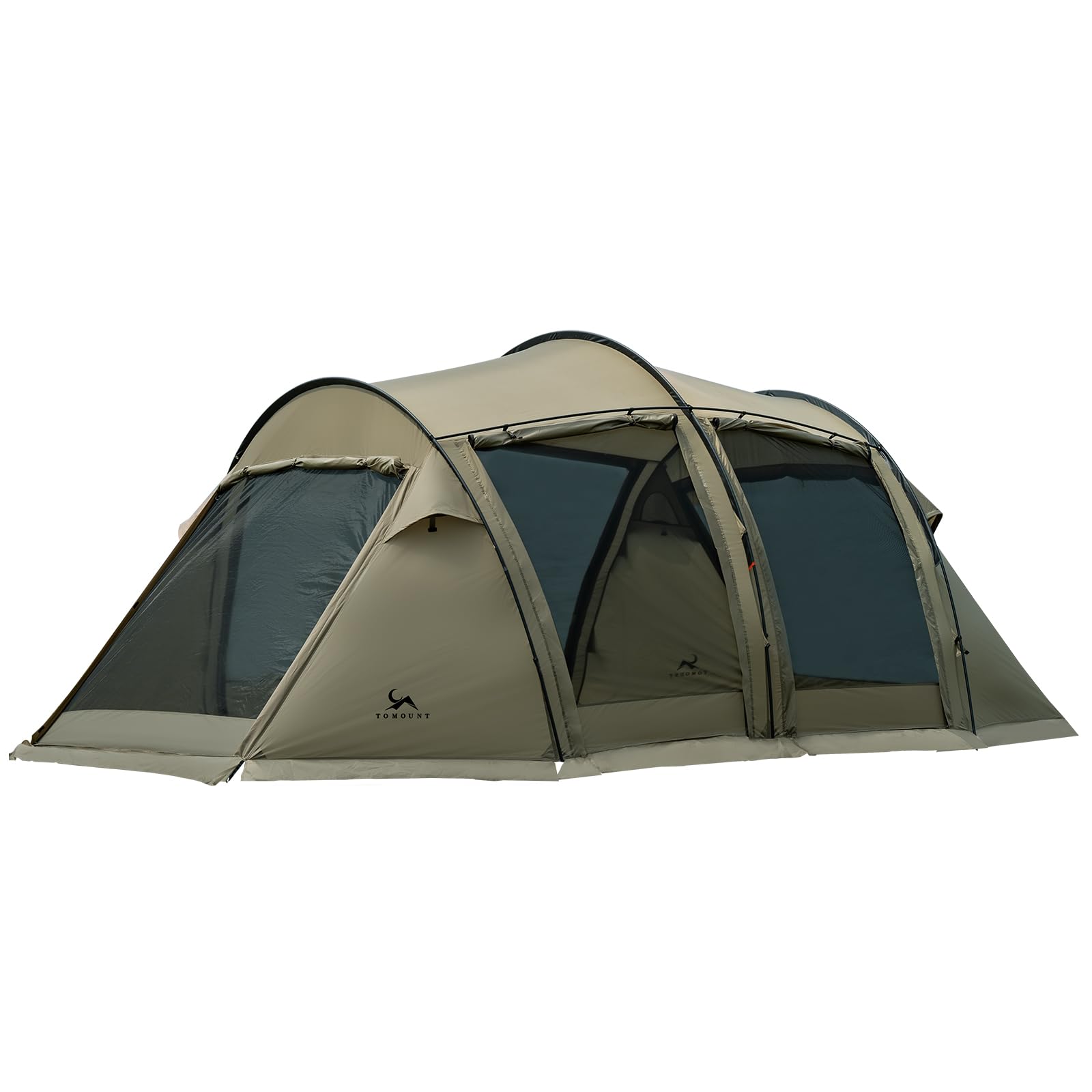 Amazon.co.jp: TOMOUNT トンネルテント 2ルームテント 2-4人用 ツー