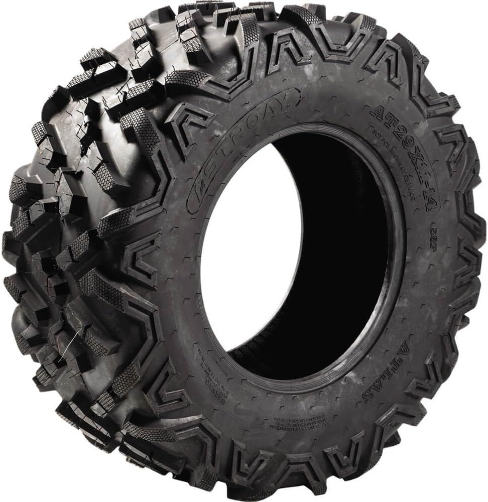 Atlas 29x11x14 UTV Tires All-Terrain 6-Ply Bias Construction Non-Directional Tread Pattern For Durability, Grip, and Traction Off-Roading - Side By Side Tires 29x11 14