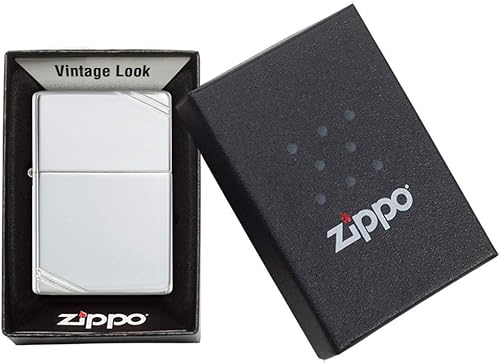 Miniatura 18 de Zippo encendedores vintage Latón,Plateado Vintage,Cromado,https://www.amazon.com/dp/undefined