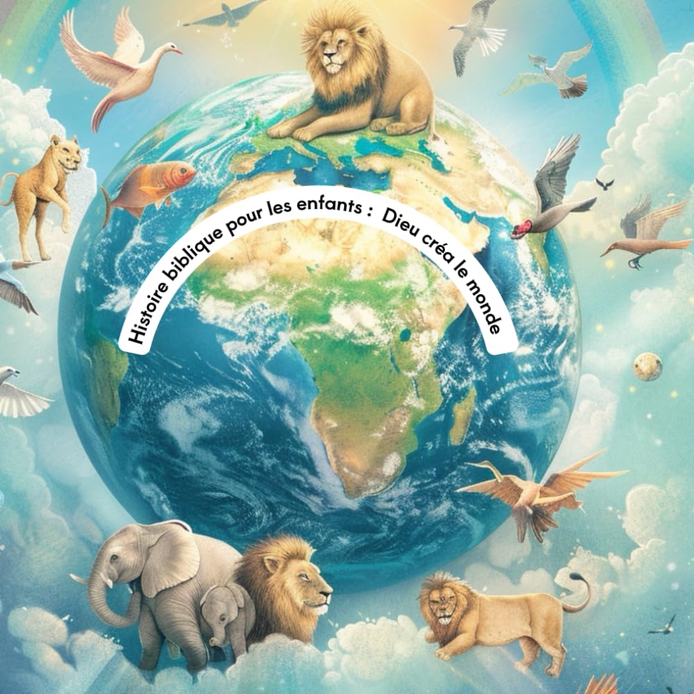 Histoires bibliques pour les enfants : Dieu créa le monde: Livre chrétien illustré avec prière, activités et coloriages (3–10 ans)