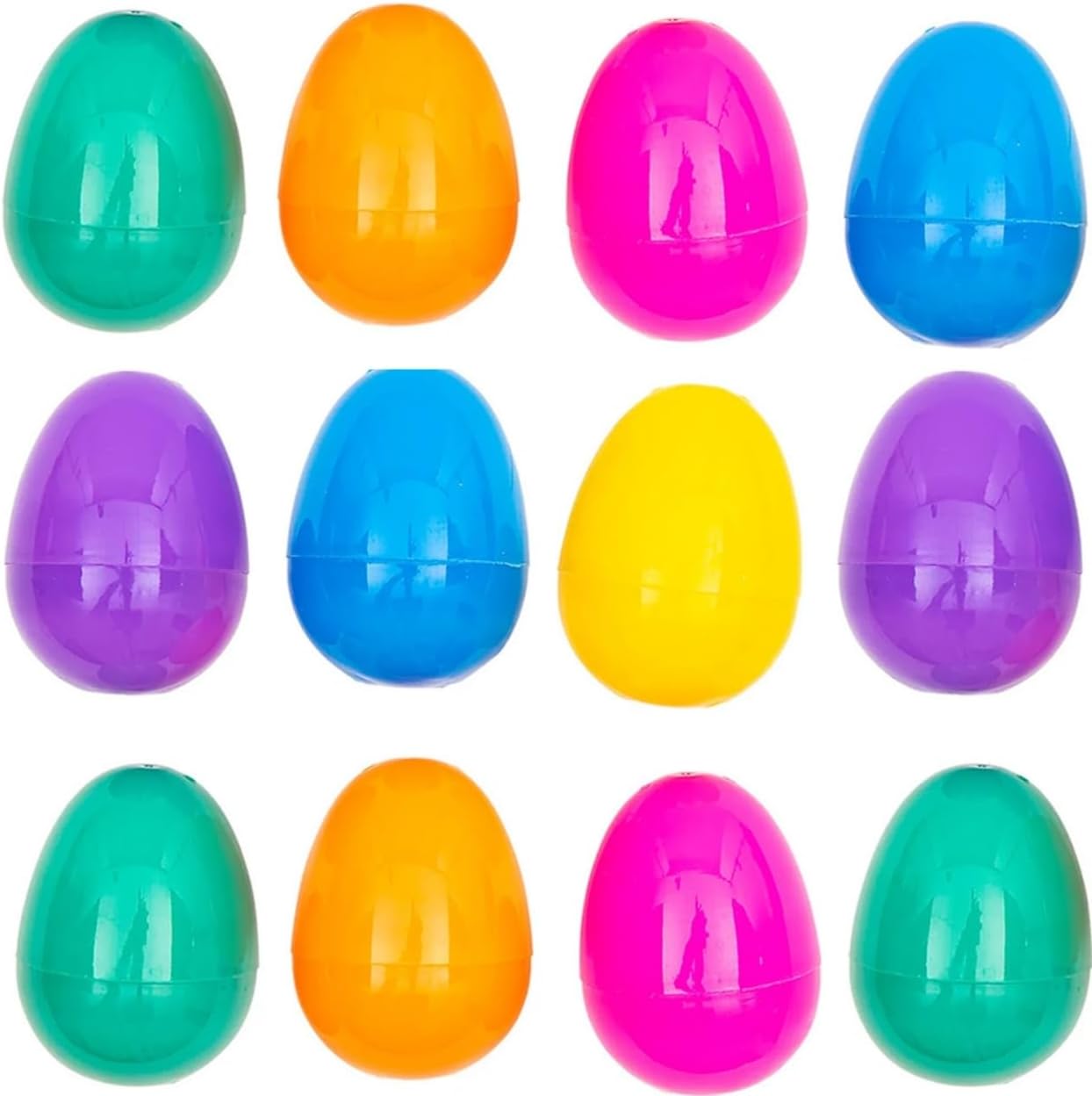 Rhode Island Novelty Easter Eggs Bght Plastic Egg Assortment 144 Pieces