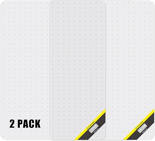 Miniatura 8 de Vicwe Tapete para Silla de Oficina para Alfombra, 32'' x 55'' Tapete para Silla de Escritorio de Computadora para Pisos Alfombrados, Tapete Duro de