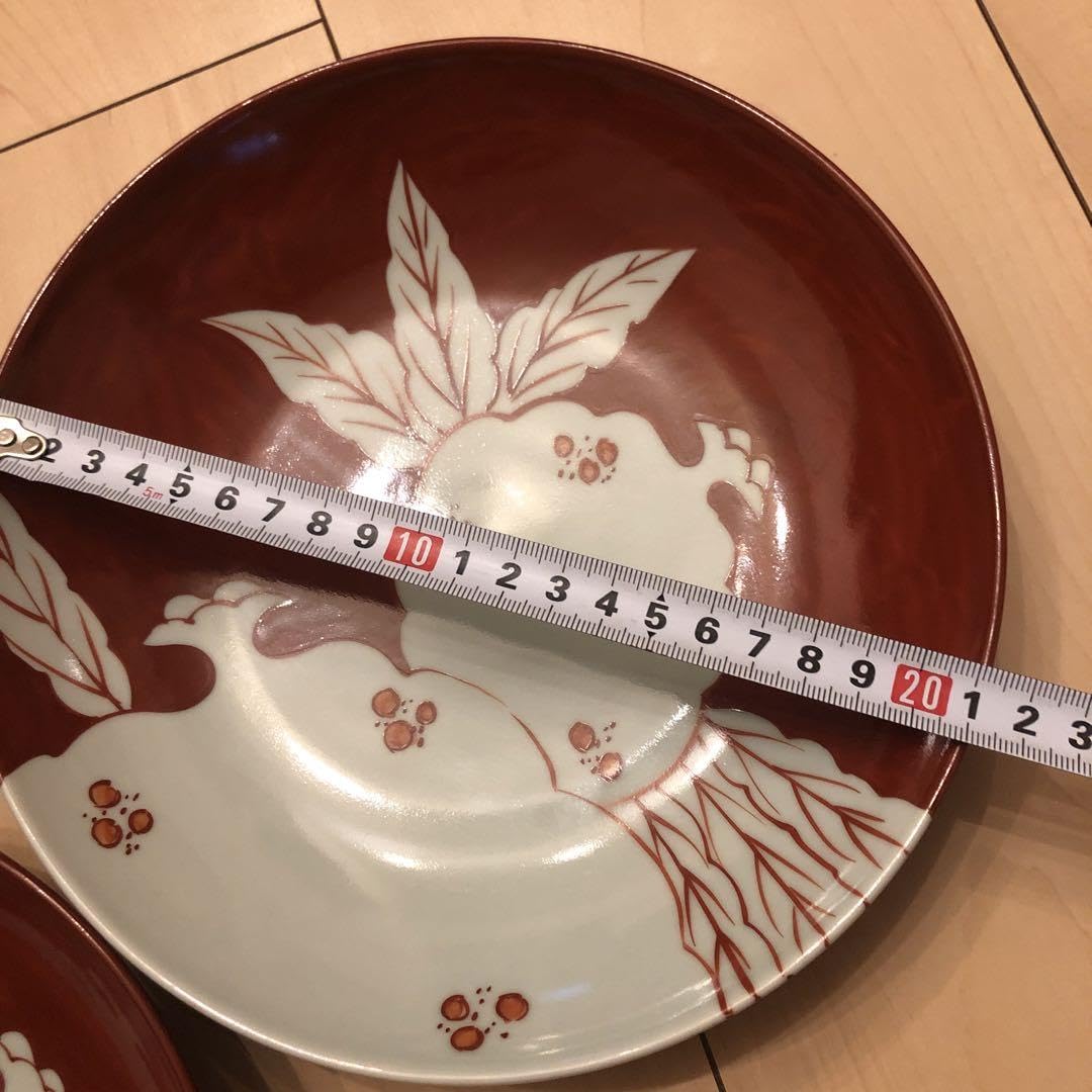 有田焼　陶祥窯　大皿　赤絵　ペア 有田焼 陶祥窯 大皿 赤絵 ペア 【公式通販】