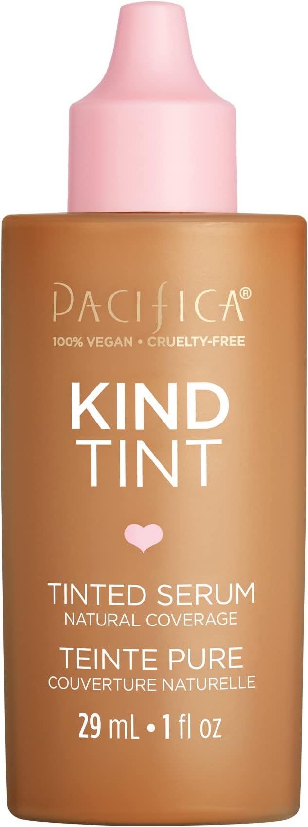 Pacifica Beauty | Kind Tint Tinted Serum | Skincare Ingredients - Vegan Collagen, Hyaluronic Acid, Vitamin C, Niacinamide, Caffeine | Lightweight Foundation | Vegan, Cruelty Free, Clean Makeup